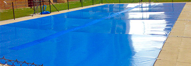 Fabricacion e instalacion de lonas de piscinas en Lleida.