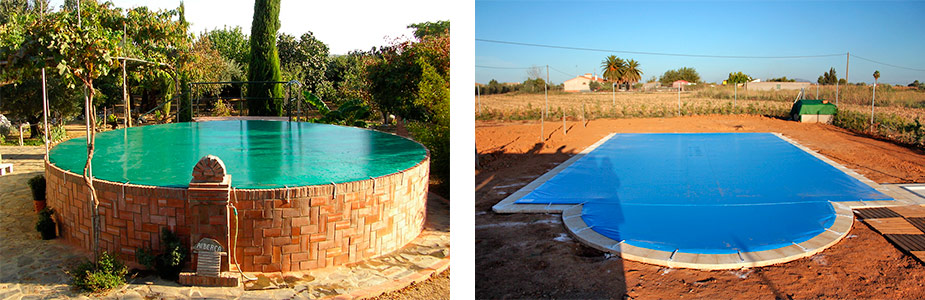 Instalacion de lonas de piscinas en Badajoz.