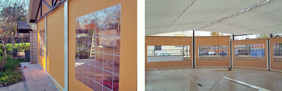 Instalacion de toldos y carpas en Badajoz.