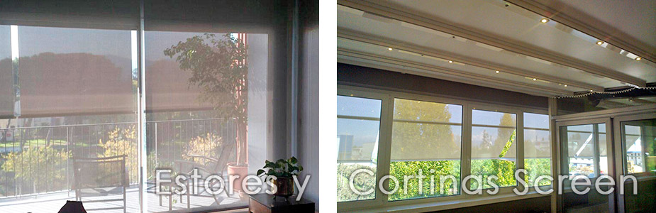 Instalacion de estores y cortinas screen en Soria.