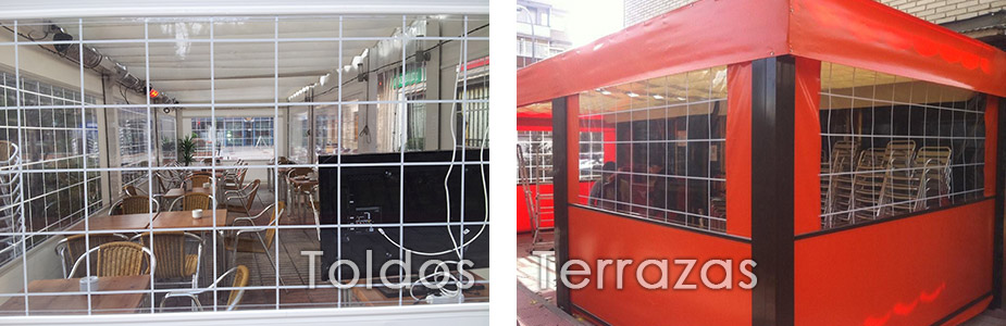 Instalacion de toldos terrazas en Soria.